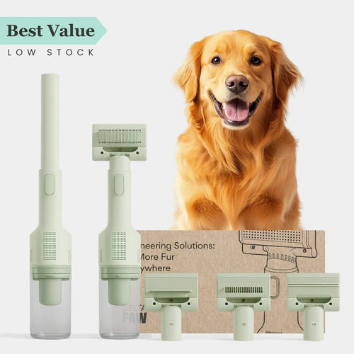 Delta Paw Pet Grooming Vacuum tool - Green